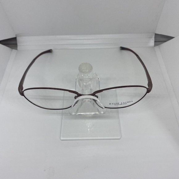 NWT Ralph Lauren RL 1371 1J3 Siena Brown Made in Italy 53-13-130 Stainless Steel main image 8